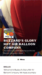 Mobile Screenshot of buzzardsgloryballoons.com